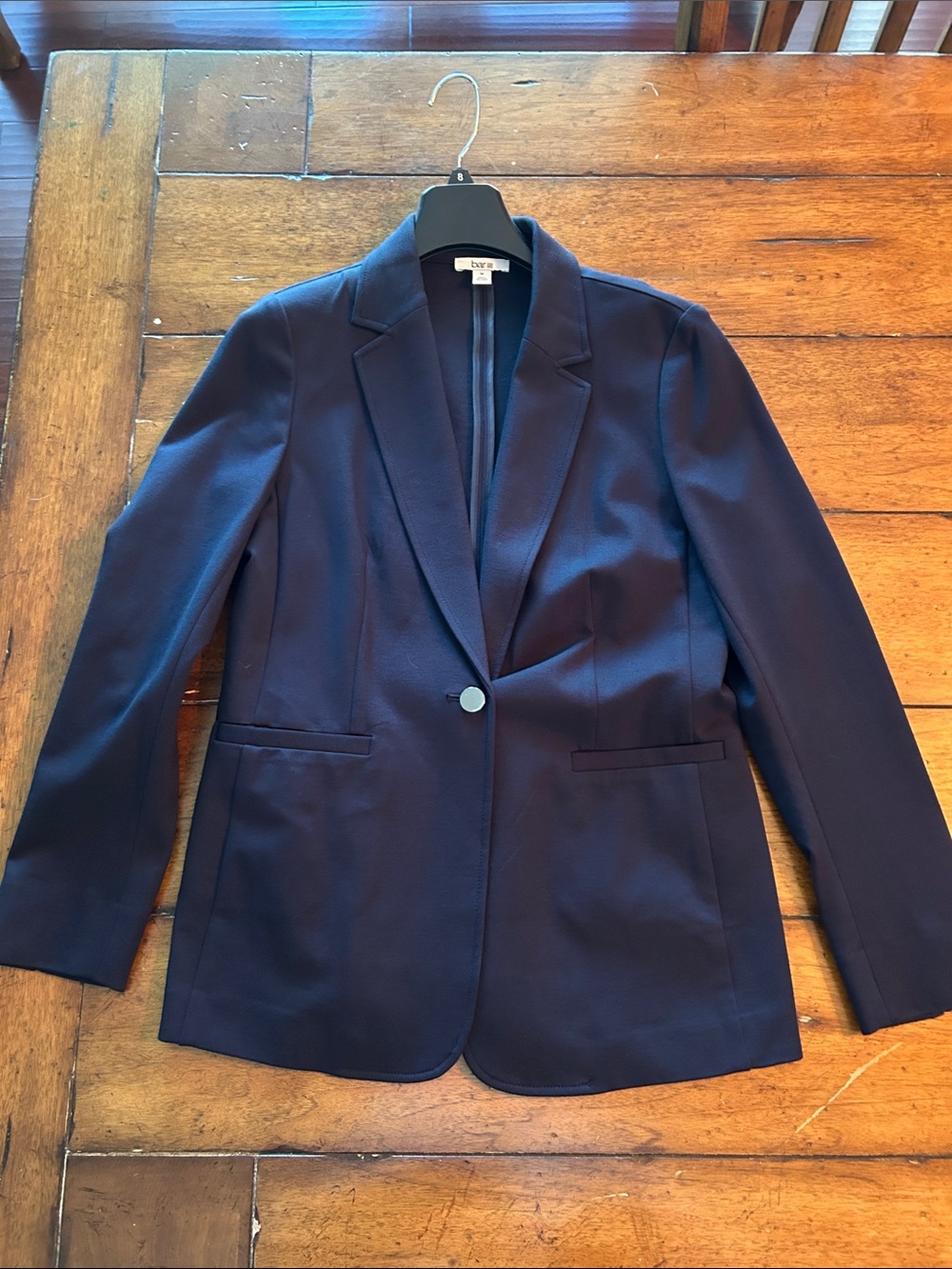 Bar III - Macy in house brand- Navy Single-Button Blazer Jacket